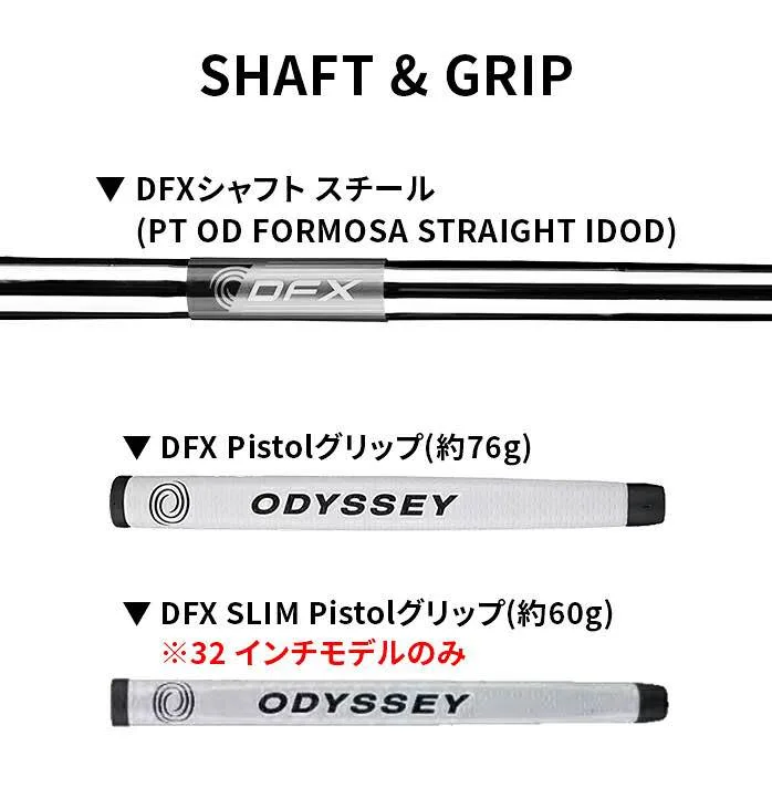 🔥🔥6,590 ฿🔥🔥💥New ยาว34 นิ้ว 🏌️‍♂️ขาย Putter ODYSSEY DFX V-LINE FANG 👉 กริปเดิม Odyssey ใหม่