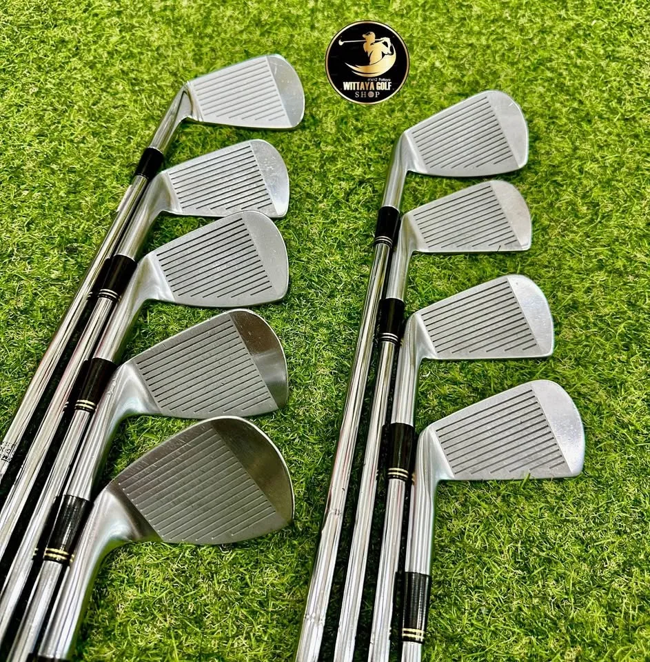 🔥🔥3,990 ฿🔥🔥 สภาพสวย เงาแสบตา😁🏌️‍♂️ 🏌️‍♂️ขายชุดเหล็ก No Brand ใบเบลด นุ่ม เข้าล�