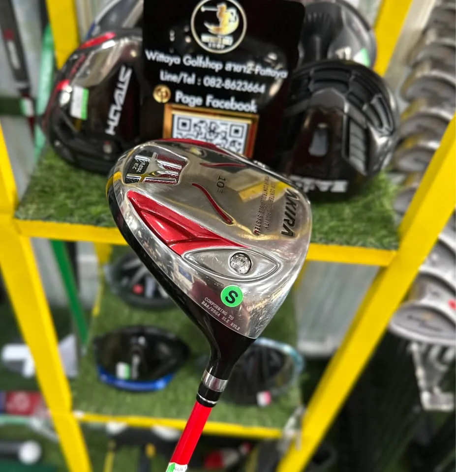 🔥🔥3,500 ฿🔥🔥ตีง่าย ตีไกล ก้านดี 🏌️‍♂️ขาย DRIVER AKIRA ADR EZ Loft 10.5 👉🏻ก้านAttas-T2 5S FlexS