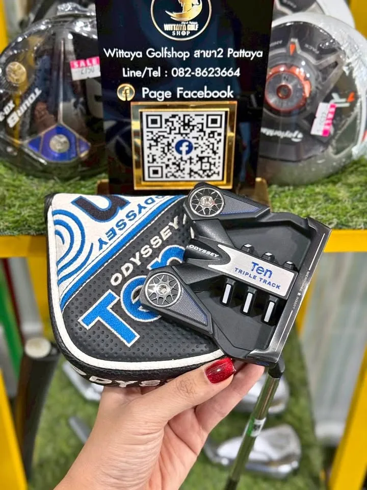 🔥🔥5,500 ฿🔥🔥ยาว32นิ้ว 🏌️♂️ขาย PUTTER ODYSSEY TEN TRIPLE TRACK (ปี 2022) ก้าน STROKE LAB