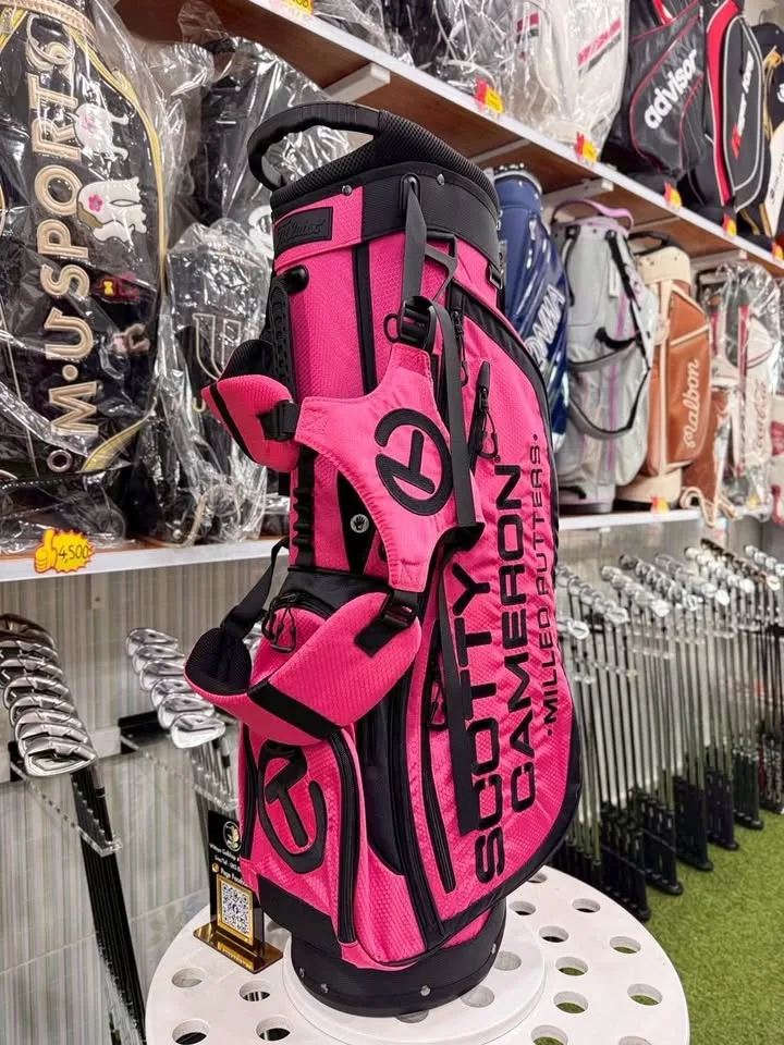 ถุงกอล์ฟ Scotty Cameron Milled Putters Stand Bag สีชมพู หวานๆ