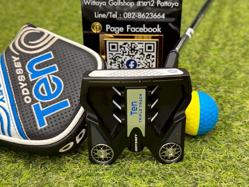 🔥🔥5,500 ฿🔥🔥ยาว32นิ้ว 🏌️‍♂️ขาย PUTTER ODYSSEY TEN TRIPLE TRACK (ปี 2022) ก้าน STROKE LAB