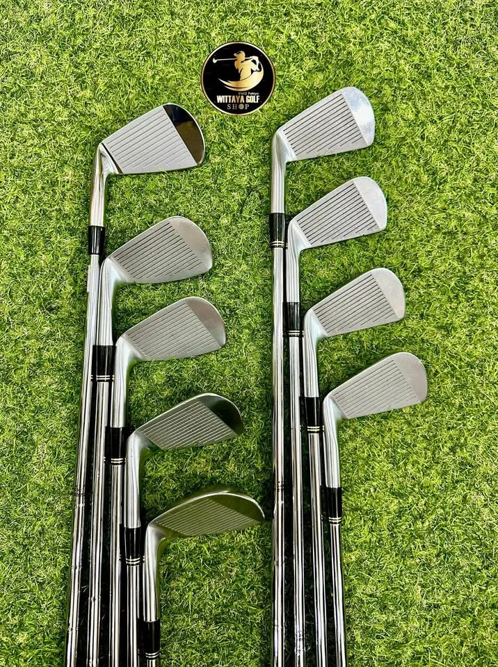 🔥🔥3,990 ฿🔥🔥 สภาพสวย เงาแสบตา😁🏌️‍♂️ 🏌️‍♂️ขายชุดเหล็ก No Brand ใบเบลด นุ่ม เข้าล�