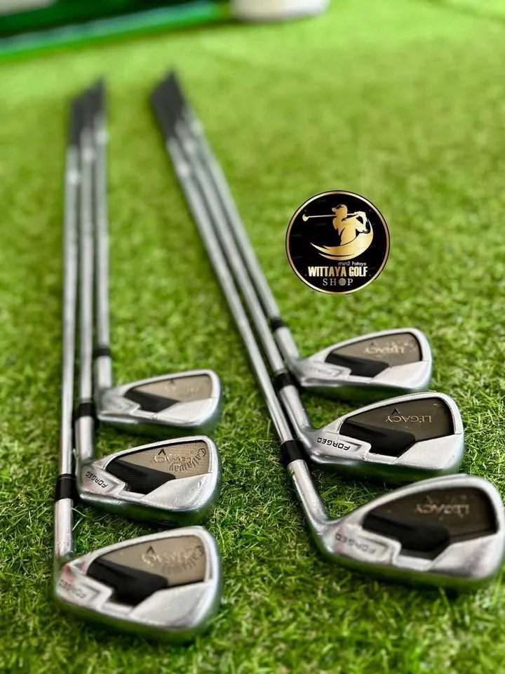 🔥🔥5,100 ฿🔥🔥💥สภาพสวย👏🏻 📣ขายชุดเหล็ก CALLAWAY LEGACY V (FORGED) มีเหล็ก 5-PW (6 ชิ้น) 👉ก้าน
