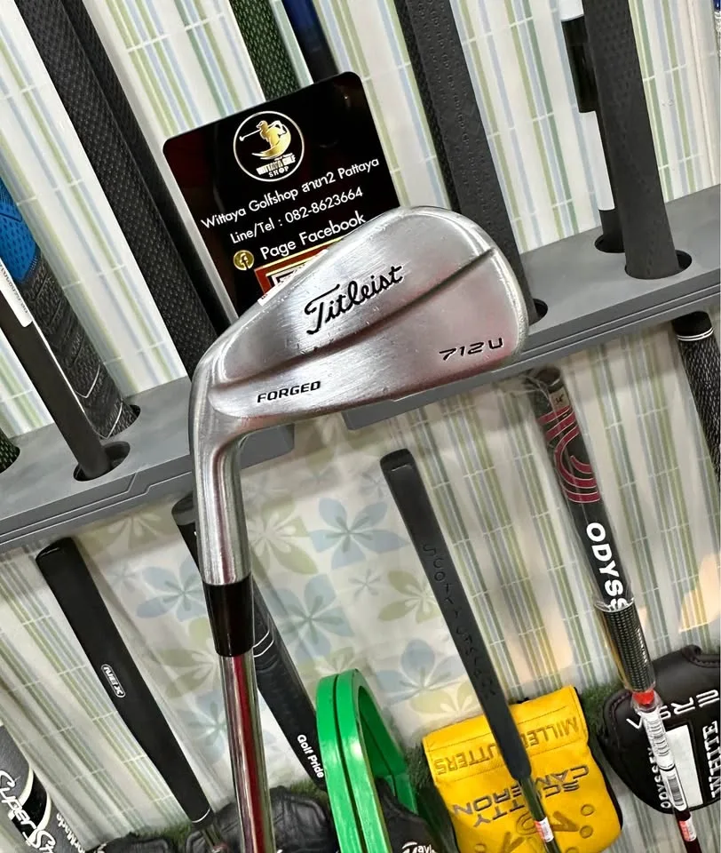 🔥🔥3,590 ฿🔥🔥(U3 มือซ้าย) ขาย Titleist 712U Forged Utility Iron(3U21°) 👉🏻 ก้าน Dynamic Gold S200
