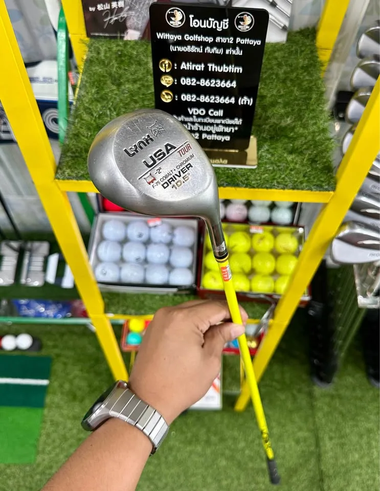 🔥🔥3,990 ฿🔥🔥Driver USA (สายวินเทจแท้) ขายDriver LYNX USA TOUR F-75 Loft10.5 👉🏻ก้านโมAttas FlexS