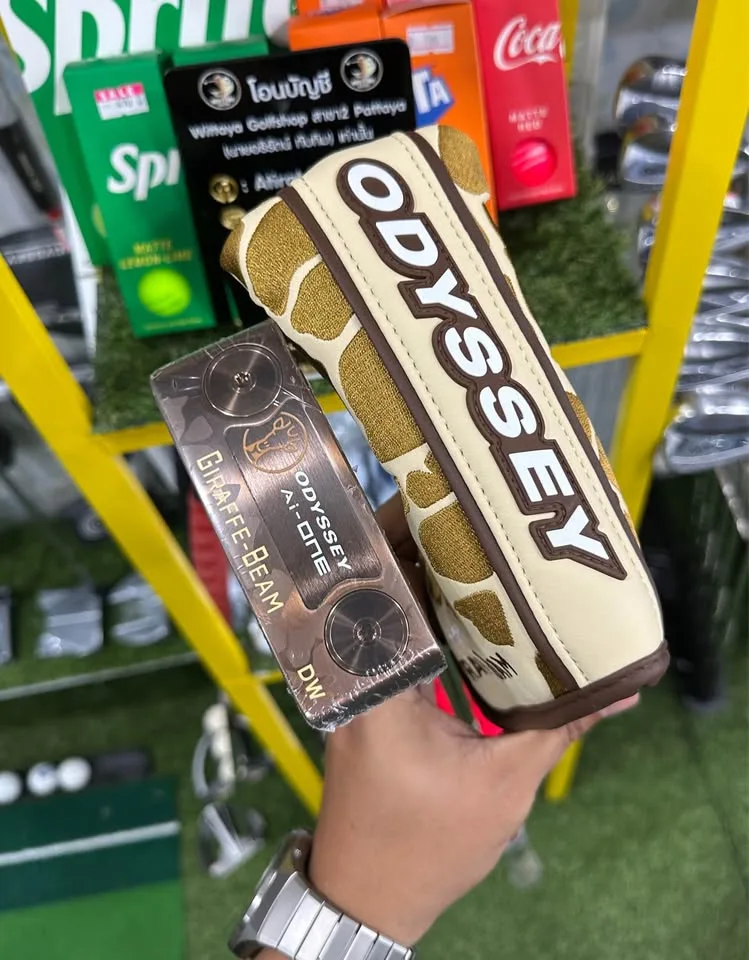 🔥🔥8,990 ฿🔥🔥💥New ใหม่ 👏🏻 🏌️‍♂️ขายพัตเตอร์ ODYSSEY GIRAFFE-BEAM DW มียาว 32 นิ้ว กับ 34 นิ้ว