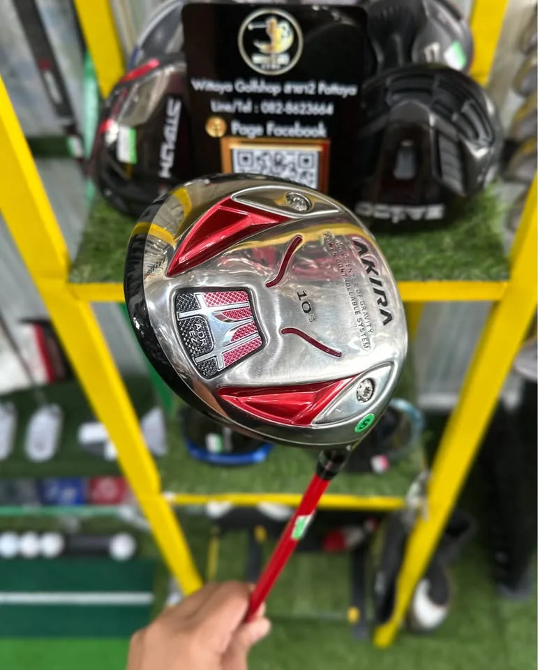 🔥🔥3,500 ฿🔥🔥ตีง่าย ตีไกล ก้านดี 🏌️‍♂️ขาย DRIVER AKIRA ADR EZ Loft 10.5 👉🏻ก้านAttas-T2 5S FlexS