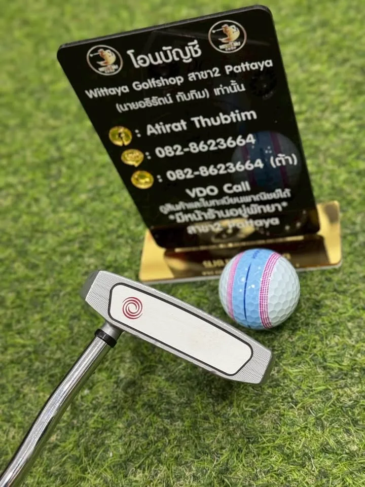 🔥🔥5,900 ฿🔥🔥(ยาว 32 นิ้ว) ผู้หญิงใช้ได้ 📣ขาย Putter Odyssey White Hot OG #7 💥 สภาพสวย