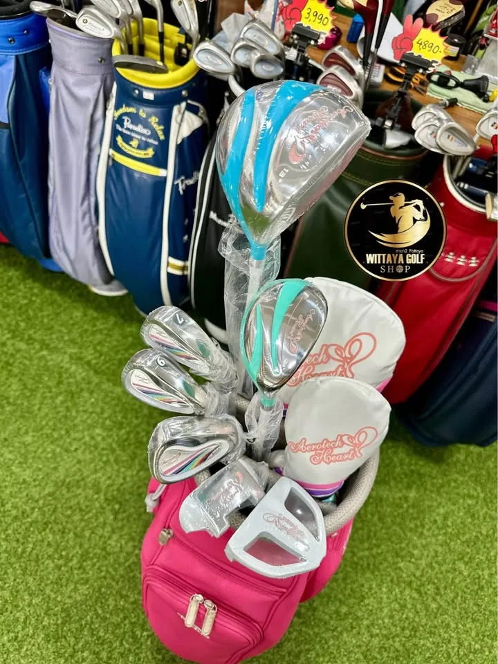 🔥🔥11,900฿🔥🔥🏌️♂️เป็นที่นิยมมากในญี่ปุ่น🇯🇵 ขายชุดเหล็กFull Set Lady👩🏻🦰 Aero tech Heard