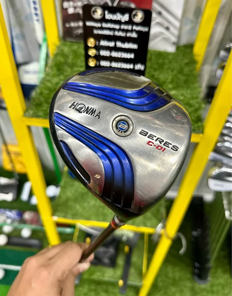 🔥🔥3,290 ฿🔥🔥(💥3 ดาว) 📣ขาย Driver HONMA BERES C-01 (460CC.) LOFT 9 👉 ก้าน ARMRQ 6 (62) FLEX S