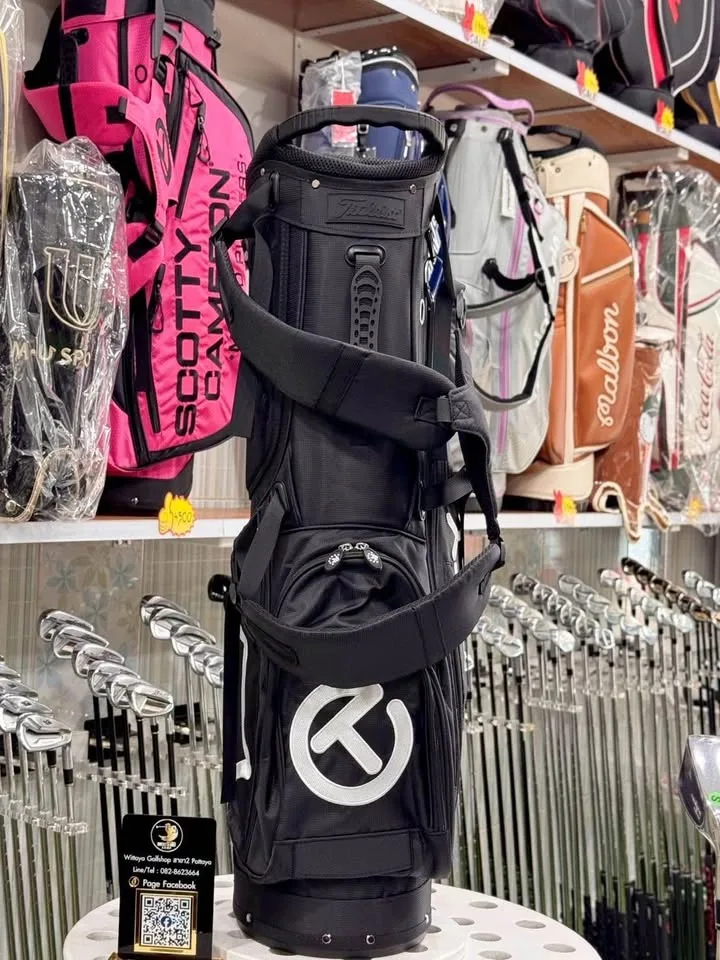 ถุงกอล์ฟ Scotty Cameron Milled Putters Stand Bag สีดำ
