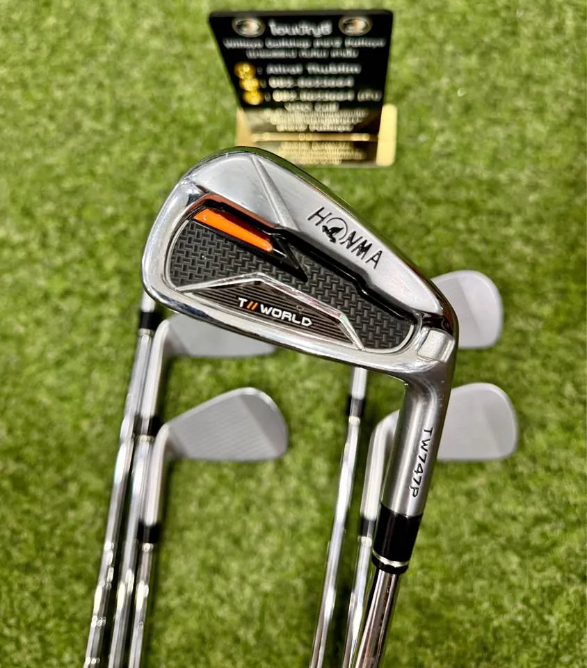🔥🔥13,990 ฿🔥🔥 เหมือนใหม่ ขาย ชุดเหล็ก HONMA TOUR WORLD TW747P มีเหล็ก 10-5 (6ชิ้น)FlexS