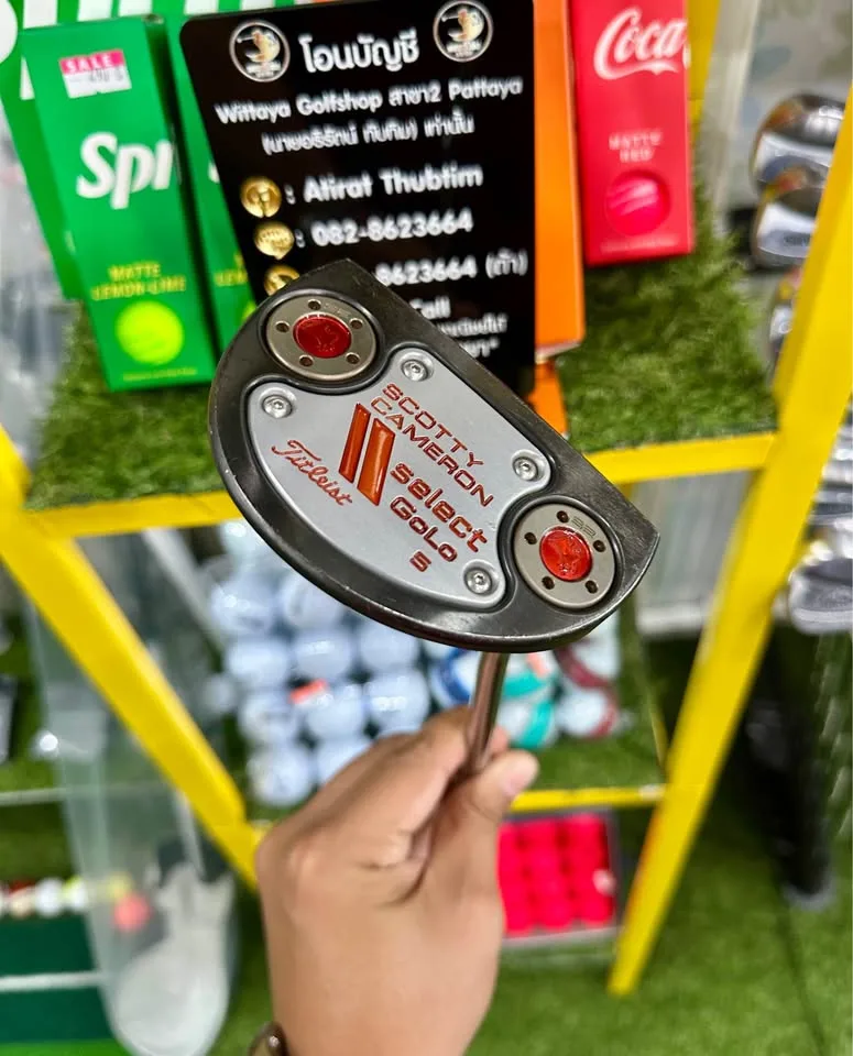 🔥🔥7,990 ฿🔥🔥💥สภาพสวย👏🏻 🏌️‍♂️ขาย PUTTER TITLEIST SCOTTY CAMERON SELECT GOLO 5👉🏻ก้านยาว34นิ้ว