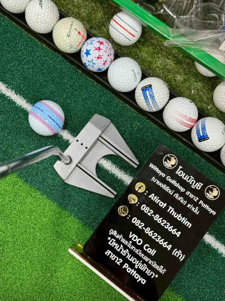 🔥🔥5,900 ฿🔥🔥(ยาว 32 นิ้ว) ผู้หญิงใช้ได้ 📣ขาย Putter Odyssey White Hot OG #7 💥 สภาพสวย