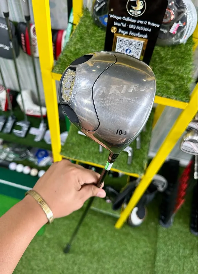 🔥🔥3,500 ฿🔥🔥ตีไกล ได้ระยะ 🏌️‍♂️ขาย DRIVER AKIRA ADR Loft 10.5 👉🏻 ก้านโม Fujikura Motore FlexR