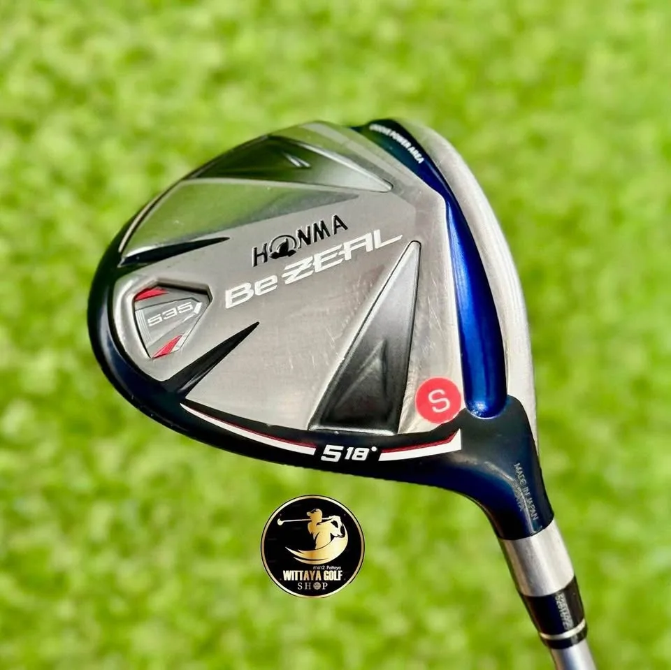 🔥🔥2,900 ฿🔥🔥(FW5) 🏌️♂️ขายแฟร์เวย์5 HONMA BEZEAL 535 (2019) (18 องศา)👉 ก้านเดิม HONMA Flex-S