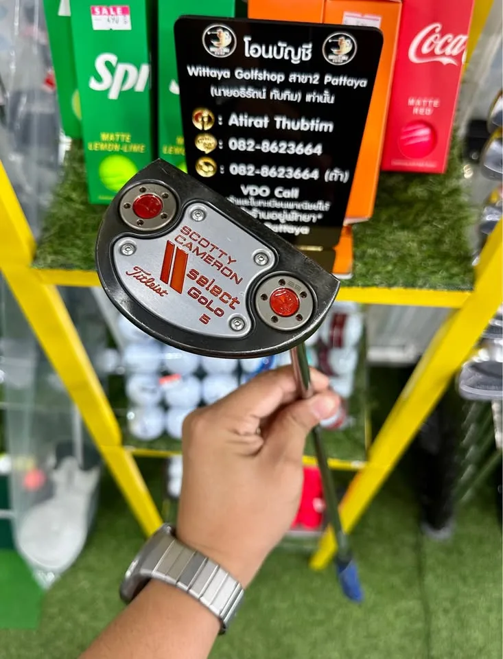 🔥🔥7,990 ฿🔥🔥💥สภาพสวย👏🏻 🏌️‍♂️ขาย PUTTER TITLEIST SCOTTY CAMERON SELECT GOLO 5👉🏻ก้านยาว34นิ้ว