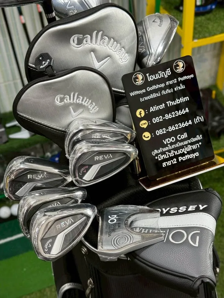 🔥🔥37,900 ฿🔥🔥ส่งฟรี🚗💥ของใหม่แกะกล่อง 👉ขาย Callaway REVA Ladies Collection Full Set