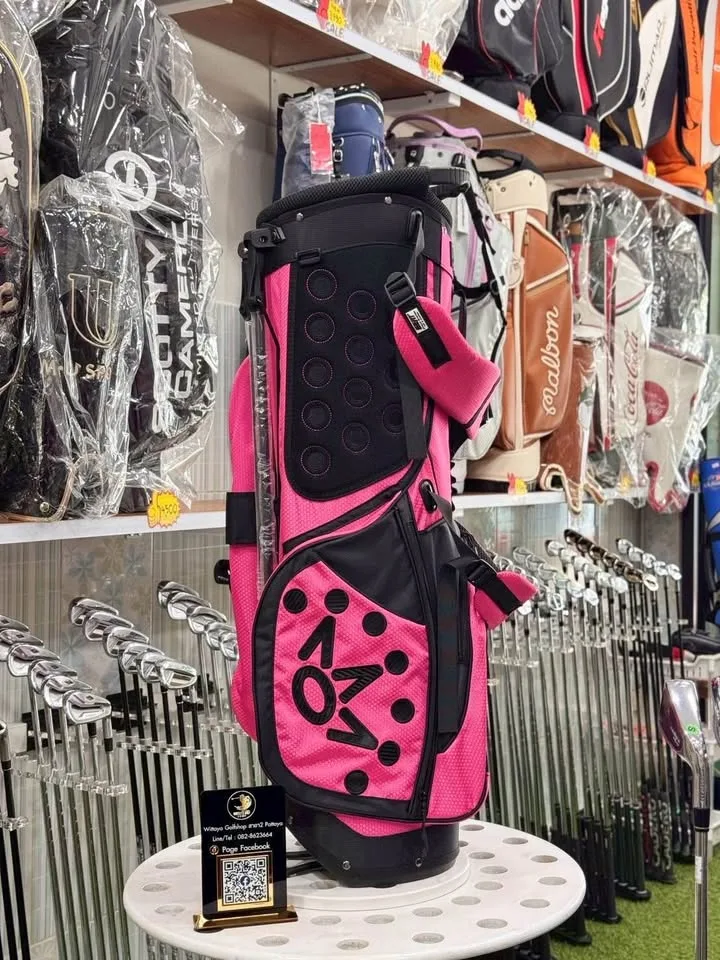 🔥🔥4,900 ฿🔥🔥ส่งฟรี🚗(ของใหม่) 💥ขายถุงกอล์ฟ Scotty Cameron Milled Putters Stand Bag สีชมพู หวานๆ