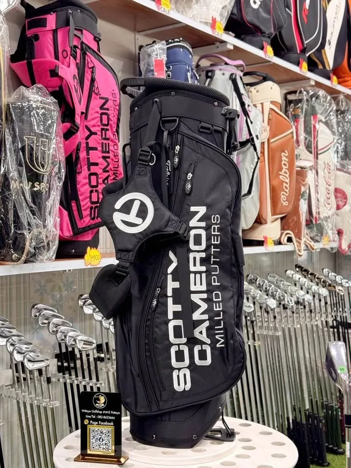 ถุงกอล์ฟ Scotty Cameron Milled Putters Stand Bag สีดำ