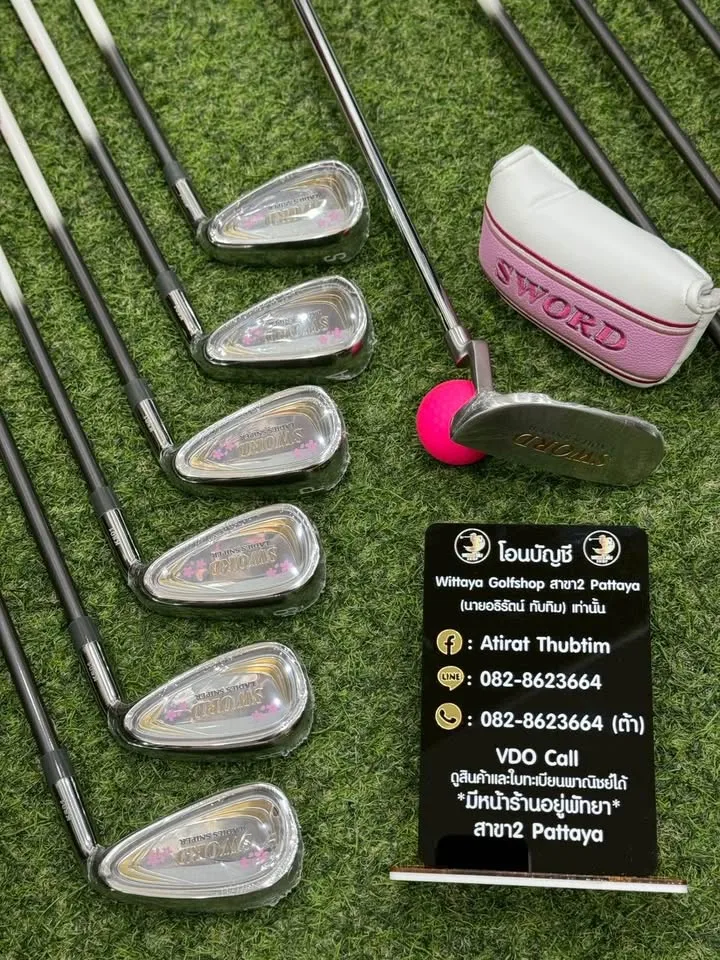 🔥🔥27,900 ฿🔥🔥ส่งฟรี🚗💥ของใหม่👏🏻 👉ขาย SWORD LADIES SNIPER KS01 พร้อมออกรอบ😊🏌️‍♂️สี ขาว ชมพ