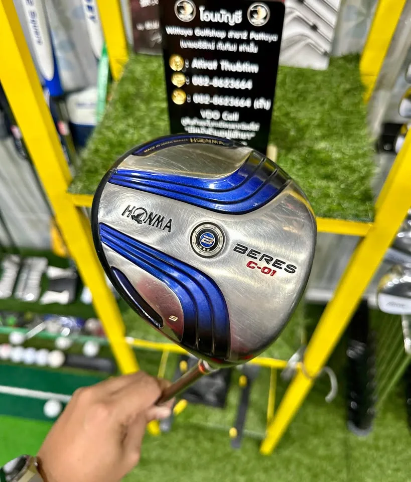 🔥🔥3,290 ฿🔥🔥(💥3 ดาว) 📣ขาย Driver HONMA BERES C-01 (460CC.) LOFT 9 👉 ก้าน ARMRQ 6 (62) FLEX S