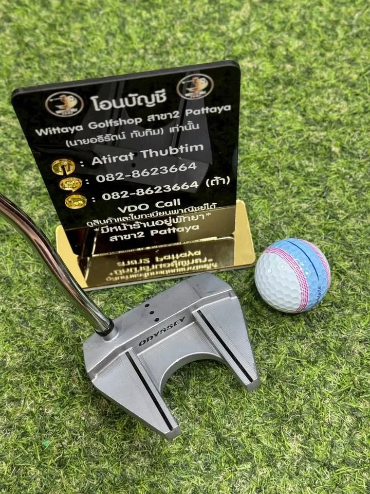 🔥🔥5,900 ฿🔥🔥(ยาว 32 นิ้ว) ผู้หญิงใช้ได้ 📣ขาย Putter Odyssey White Hot OG #7 💥 สภาพสวย