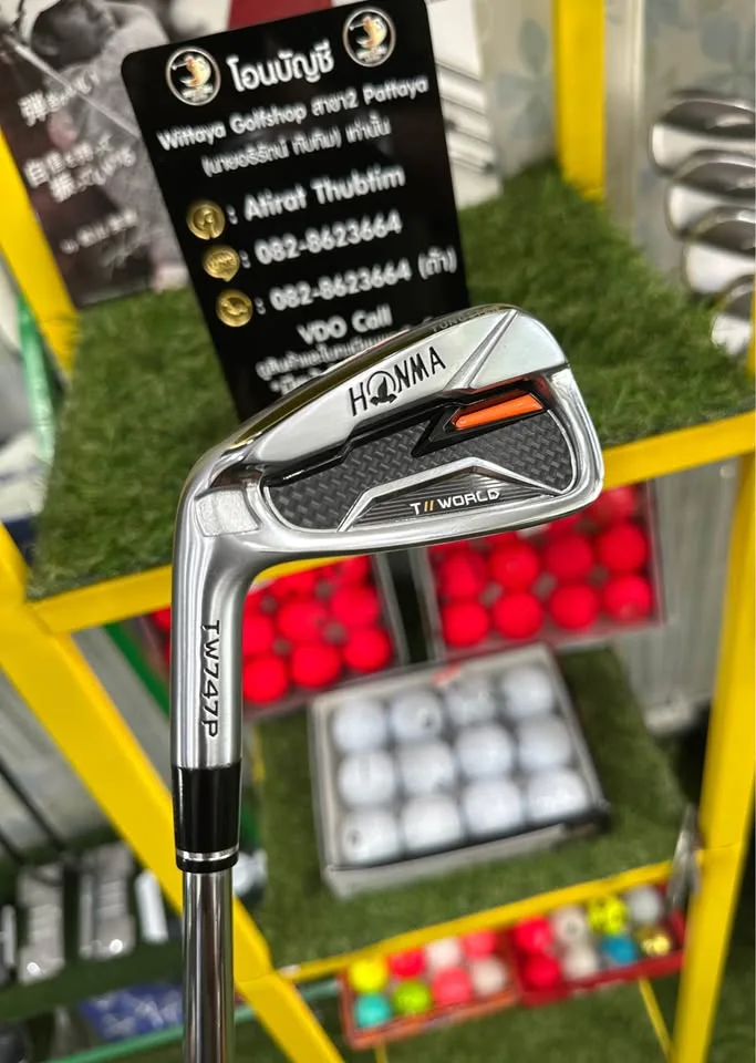 🔥🔥 2,900 ฿🔥🔥เหล็ก4 มือซ้าย👏🏻 ขาย เหล็ก4 Honma T//World TW747P 👉 สภาพสวยเหมือนใหม่ Flex R