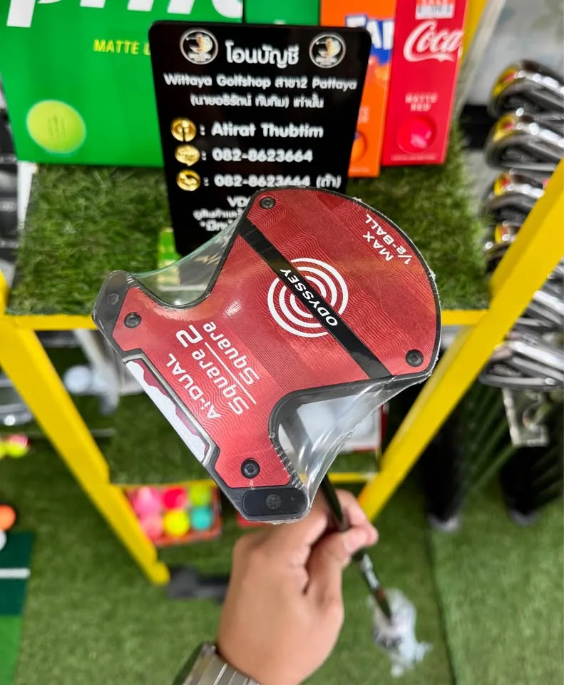 🔥🔥12,900 ฿🔥🔥👉🏻มือซ้าย💥New ขายพัตเตอร์ ODYSSEY AI-DUAL SQUARE 2 SQUARE MAX 1/2-BALL