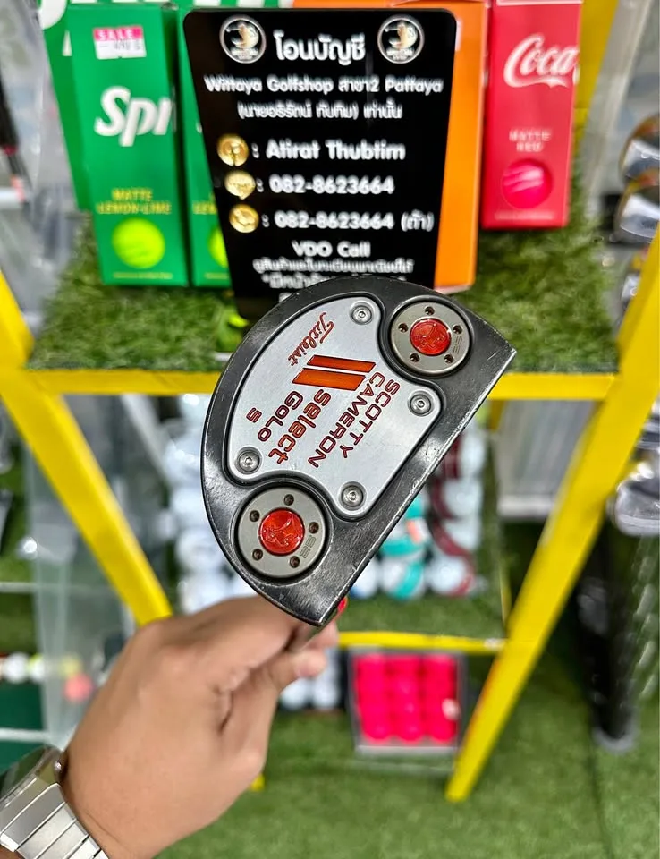 🔥🔥7,990 ฿🔥🔥💥สภาพสวย👏🏻 🏌️♂️ขาย PUTTER TITLEIST SCOTTY CAMERON SELECT GOLO 5👉🏻ก้านยาว34นิ้ว
