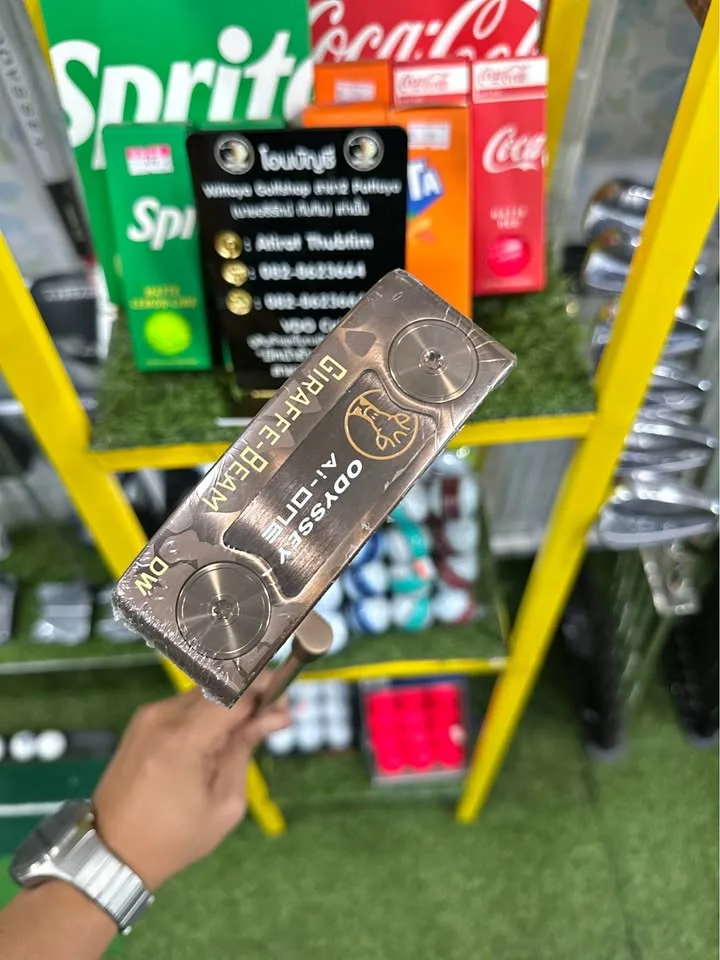 🔥🔥8,990 ฿🔥🔥💥New ใหม่ 👏🏻 🏌️♂️ขายพัตเตอร์ ODYSSEY GIRAFFE-BEAM DW มียาว 32 นิ้ว กับ 34 นิ้ว