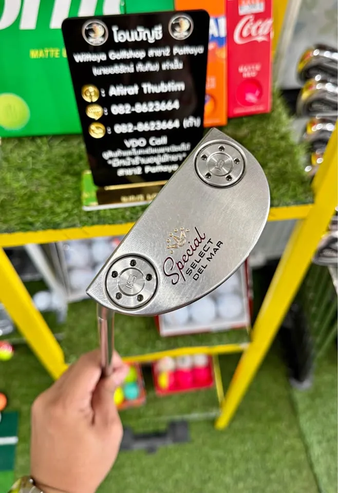🔥🔥8,900 ฿🔥🔥👉🏻มือซ้าย💥 ขายพัตเตอร์ SCOTTY CAMERON SPECIAL SELECT DEL MAR👉🏻 ยาว 34 นิ้ว