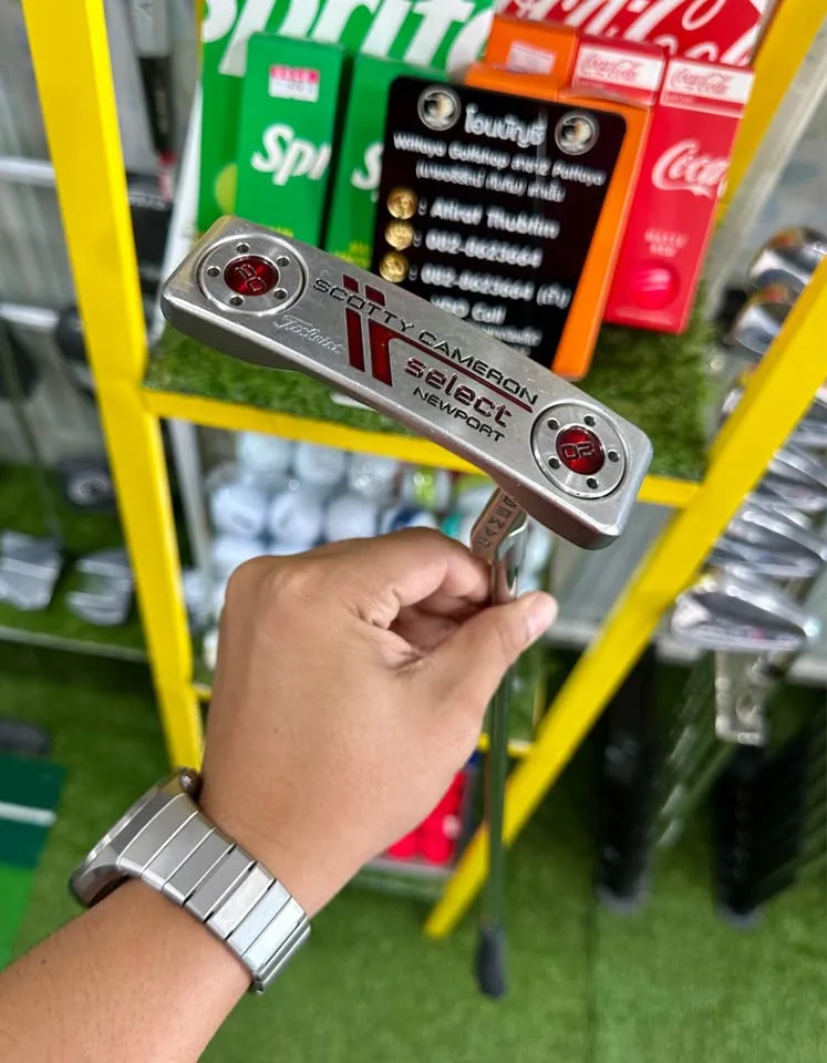 🔥🔥7,990 ฿🔥🔥💥สภาพสวย👏🏻 🏌️‍♂️ขาย PUTTER SCOTTY CAMERON SELECT NEWPORT👉🏻 ก้านยาว 32 นิ้ว