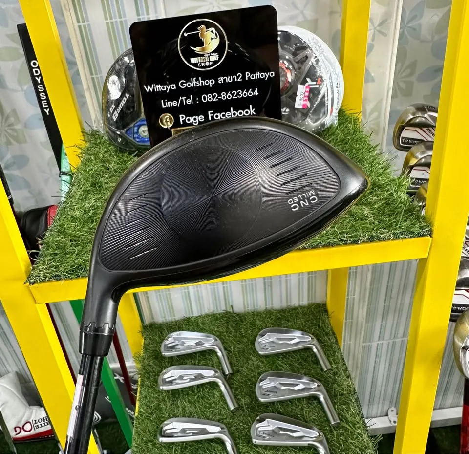 🔥🔥3,900 ฿🔥🔥หน้าไม้ CNC Milled 🏌️‍♂️ขาย Driver Cobra King F8 (460cc) 👉🏻 ก้านโม Aldila Rogue 95