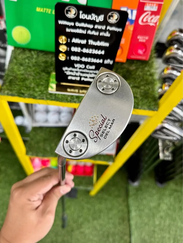 🔥🔥8,900 ฿🔥🔥👉🏻มือซ้าย💥 ขายพัตเตอร์ SCOTTY CAMERON SPECIAL SELECT DEL MAR👉🏻 ยาว 34 นิ้ว