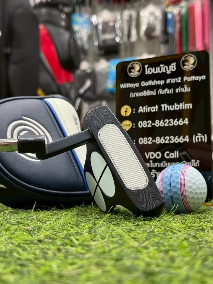 🔥🔥7,500 ฿🔥🔥(ยาว34นิ้ว) 📣ขาย Putter Odyssey Ai-ONE 2-BALL CH (Crank Hosel) 👉ก้าน Stroke Lab