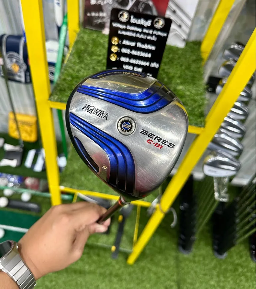 🔥🔥3,290 ฿🔥🔥(💥3 ดาว) 📣ขาย Driver HONMA BERES C-01 (460CC.) LOFT 9 👉 ก้าน ARMRQ 6 (62) FLEX S