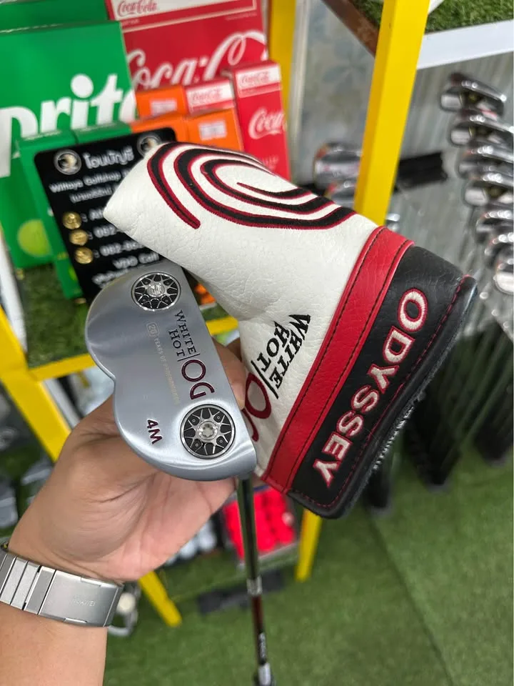 🔥🔥5,900 ฿🔥🔥💥สภาพสวย👏🏻 🏌️‍♂️ขายพัตเตอร์ ODYSSEY WHITE HOT OG 4M 👉🏻 ก้านยาว 34 นิ้ว
