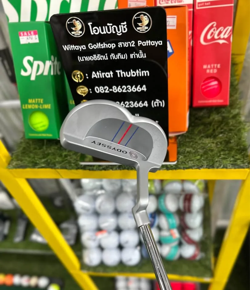 🔥🔥5,900 ฿🔥🔥💥สภาพสวย👏🏻 🏌️‍♂️ขายพัตเตอร์ ODYSSEY WHITE HOT OG 4M 👉🏻 ก้านยาว 34 นิ้ว