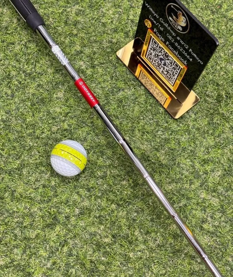 🔥🔥5,900 B🔥🔥👉ยาว34นิ้ว⛳️ 👉ขาย Odyssey White Hot OG Big‑T Blade 💥กริปเดิม ODYSSEY สภาพสวย👏🏻