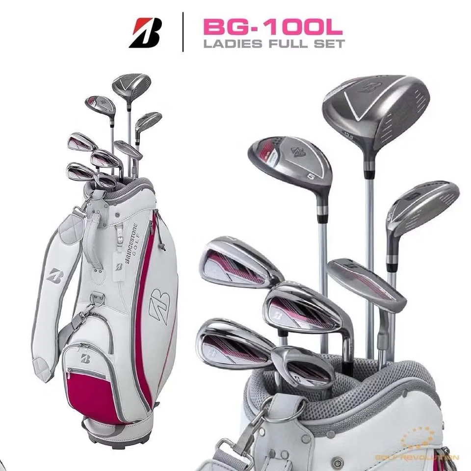 🔥🔥25,900 ฿🔥🔥ส่งฟรี🚗ของใหม่แกะกล่อง👍🏻 👉ขาย ชุดไม้กอล์ฟผู้หญิง Bridgestone BG-100L Lady Set