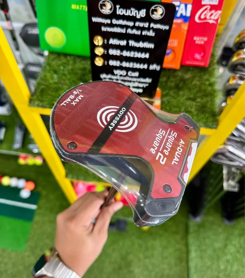 🔥🔥12,900 ฿🔥🔥👉🏻มือซ้าย💥New ขายพัตเตอร์ ODYSSEY AI-DUAL SQUARE 2 SQUARE MAX 1/2-BALL