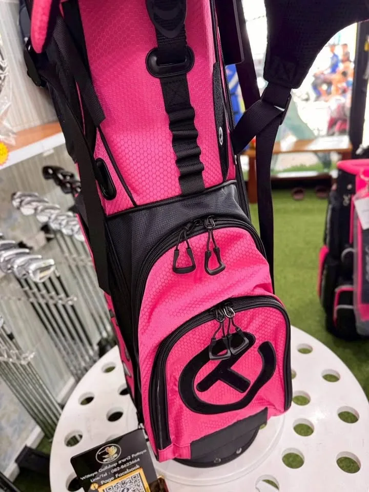 🔥🔥4,900 ฿🔥🔥ส่งฟรี🚗(ของใหม่) 💥ขายถุงกอล์ฟ Scotty Cameron Milled Putters Stand Bag สีชมพู หวานๆ