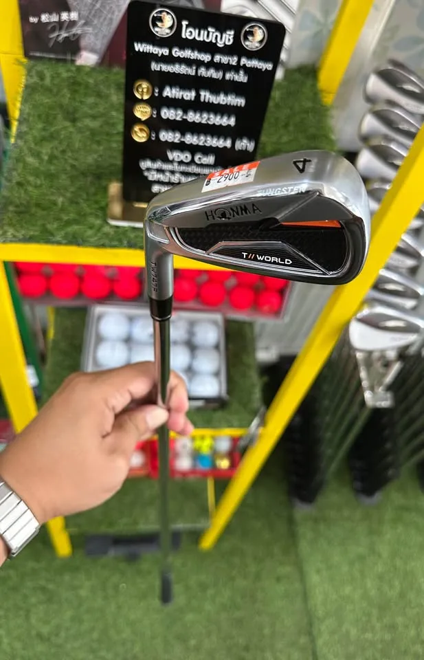 🔥🔥 2,900 ฿🔥🔥เหล็ก4 มือซ้าย👏🏻 ขาย เหล็ก4 Honma T//World TW747P 👉 สภาพสวยเหมือนใหม่ Flex R