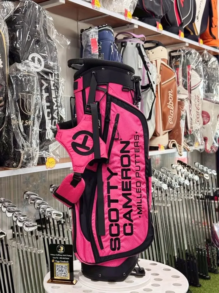 ถุงกอล์ฟ Scotty Cameron Milled Putters Stand Bag สีชมพู หวานๆ