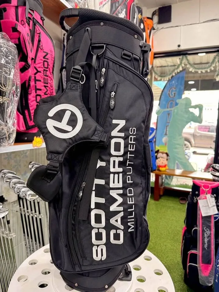 ถุงกอล์ฟ Scotty Cameron Milled Putters Stand Bag สีดำ