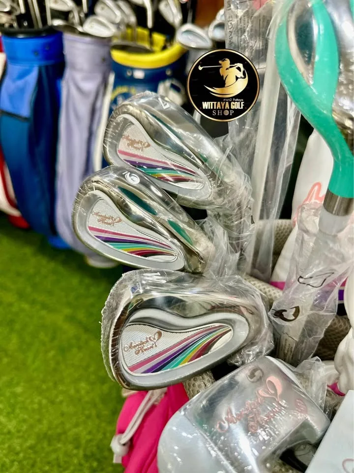 🔥🔥11,900฿🔥🔥🏌️‍♂️เป็นที่นิยมมากในญี่ปุ่น🇯🇵 ขายชุดเหล็กFull Set Lady👩🏻‍🦰 Aero tech Heard